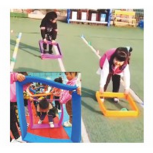 幼儿园基础设施儿童游乐辅助用品系列回力框 LDX 25319