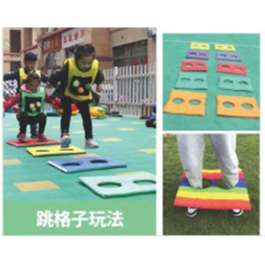 幼儿园基础设施儿童游乐辅助用品系列双孔垫子