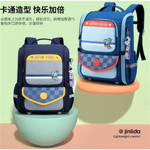爆款自然鱼新品小学生女2-5年级女孩轻便防泼水儿童书包图1