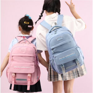 新款背包女孩减负时尚双肩包小学初中生书包大容量防水轻便