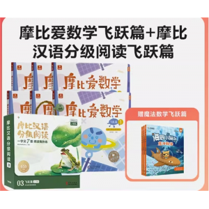 幼儿园儿童宝宝大班学前识字读物自主培养阅读摩比爱数学汉语分级阅读