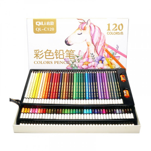 定制彩色铅笔120色手绘盒装油性彩色铅笔成人美术绘画用彩铅