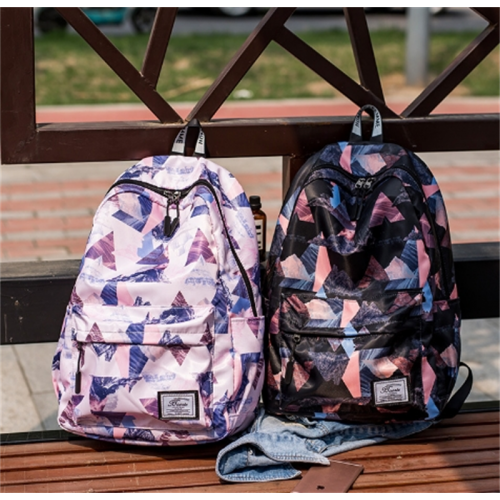 韩版时尚中学生书包女双肩背包大容量旅行包休闲背包大学生书包图1