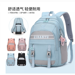 双肩背包一件代发大容量小学生女3-9年级可印logo
