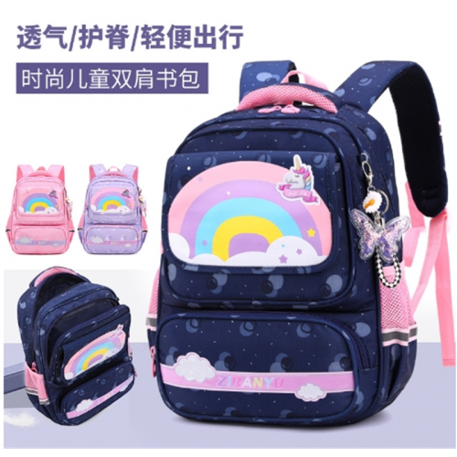 新款书包女小学一二三四年级减负书包学生专用书包图1