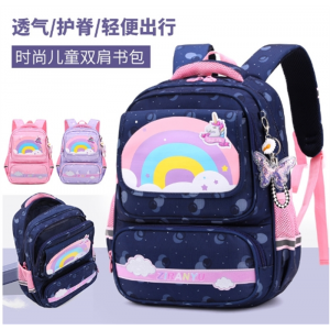 新款书包女小学一二三四年级减负书包学生专用书包
