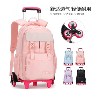 新品拉杆包小学生8-12岁女孩可拆卸大容量书包简约书包