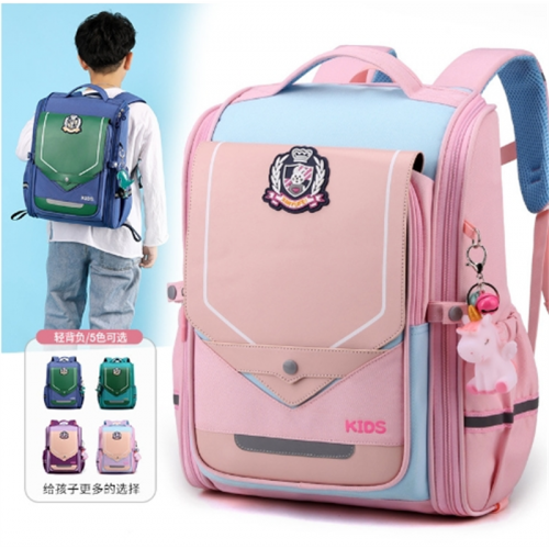 2023年新款太空书包小学生女1-3年级儿童双肩包护脊减负图1
