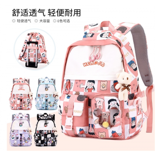 书包小学生批发减负护脊三四五六年级初中生书包图1