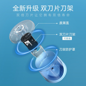 宗茂电动削笔器儿童卷笔刀自动铅笔刀转笔刀便携铅笔刀