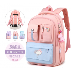 2023年新品双肩包小学生2-5年级男孩女轻便护脊书包
