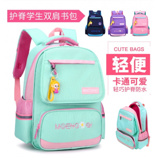 新款学生书包时尚男童2-4年级8-12周岁女孩轻便超轻双肩背包图1