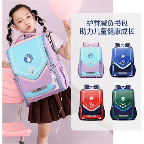 款小学生书包男女3-6年级大容量减负学院风双肩包图1