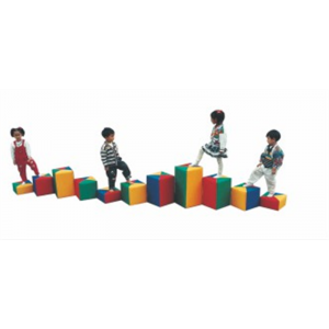 幼儿园基础设施儿童游乐软体系列高低步