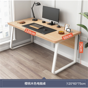 简约现代简易办公室办公桌椅组合职员单人家用学生书桌台式电脑桌