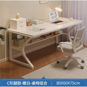 电脑桌台式家用简易书桌学生出租屋学习桌写字桌卧室小户型办公桌
