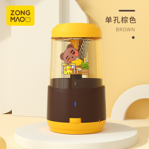 电动自动多孔卷笔刀削笔刀转笔刀卡通削笔器削笔机