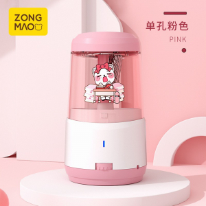 多孔电动削笔器自动卷笔刀削转笔刀厂家定制JY015