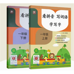 看拼音写词语字帖生字注音练习人教版语文同步小学生汉字描红带默写练字本