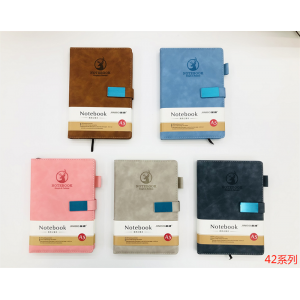 软皮加厚大学生商务文艺办公手账本工作笔记本考研日记本记事本简约ins风a5批发
