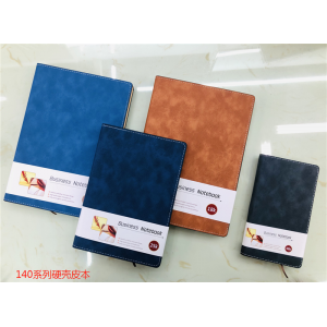 文艺精致复古日记本办公用工作小本子皮面笔记加厚皮质记事本简约a5会议记录本