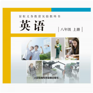 八年级上册2片CD非纸质书盲校义务教育实验教科书