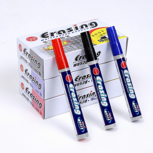 办公用品白板笔红蓝黑三色水性笔 唛头笔