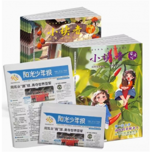 小读者爱读写（1年共12期）+小读者阅世界（1年共12期）+阳光少年报（1年约42期）杂志组合订阅