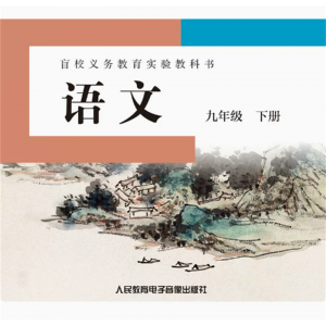 九年级下语文3片CD非纸质书盲校义务教育实验教科书