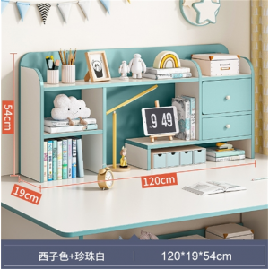 桌面置物架简易小学生桌上书架学习书桌收纳架整理架小型书柜