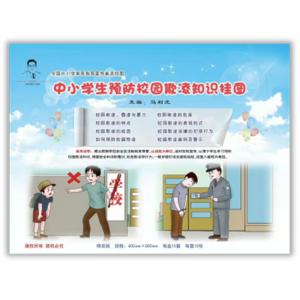 全国中小学素质教育宣传（中小学生教育预防校园欺凌知识挂图）