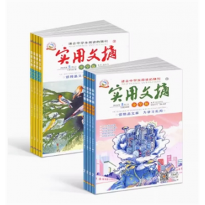 实用文摘中学版杂志订阅 12-15岁中学生 文学文摘 经典文章 学习资料 学习辅导书籍 实用文摘初中版