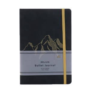 商务A5记录本办公用品记事本 笔记本PU绑带日记本 定制LOGO