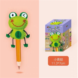 艾维尼儿童不织布手工缝制玩偶diy制作材料包笔套玩具