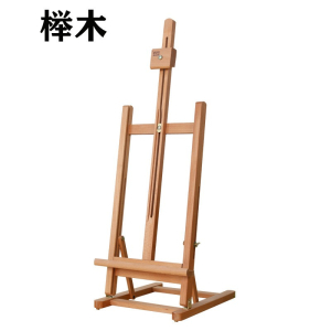 小台式儿童桌面画架写生架展示摆台架松木质油画支架多色