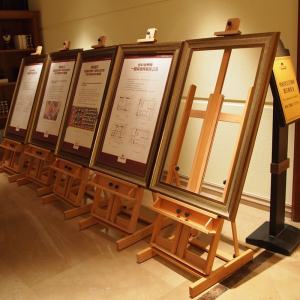 木质油画画架画板全套装广告展示架松木支架式美术生用