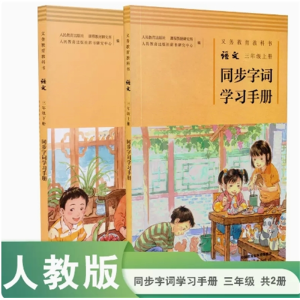 三年级人教版同步字词学习手册套装义务教育教科书语文