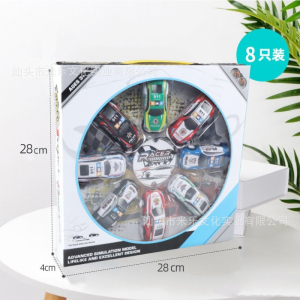 精致合金小汽车惯性回力小车儿童玩具车模型玩具车迷你赛车