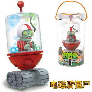 植物战僵尸玩具儿童射击回力车男孩益智套装组合桌游场景玩具摆件