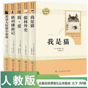 套装名著阅读课程化丛书九年级下册儒林外史 简爱 格列佛游记 契诃夫短篇小说 我是猫