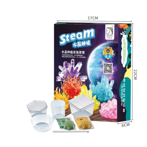 水晶生长化学种植儿童趣味科学小实验手工制作DIY自种结晶