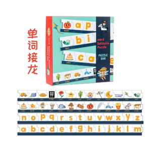 儿童启蒙进阶单词拼图26个英文字母早教益智认知单词拼写练习教具