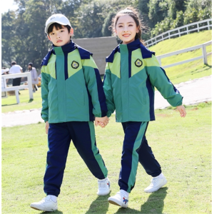 小学生冲锋衣校服三合一套装一年级冬季班服幼儿园园服加厚秋冬装