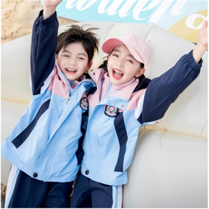 三合一冲锋衣校服套装冬装加厚工装中小学生班服运动装园服幼儿园