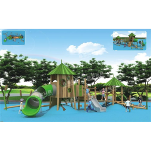 幼儿园户外设施儿童户外大型木制组合滑梯系列 DL-05102