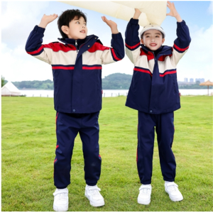 秋冬季儿童冲锋衣三合一可拆卸套装幼儿园园服小学生校服班服运动