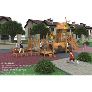 幼儿园户外设施儿童户外大型木制组合滑梯系列 DL-07401