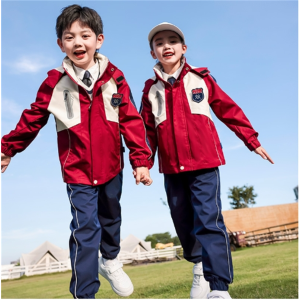 英伦风班服小学生校服加厚冲锋衣三件套秋冬装运动套装幼儿园园服