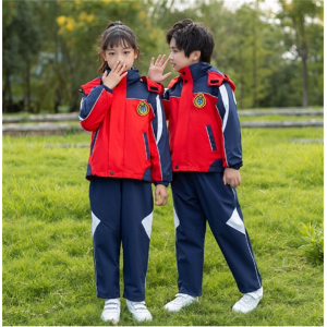 校服套装小学生秋冬装冲锋衣班服男童女童儿童冬季幼儿园运动园服