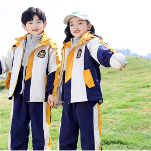小学生校服冲锋衣儿童班服一年级春秋套装三件套幼儿园园服秋冬季